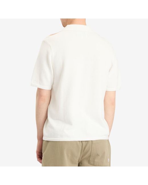 Wax London Natural Ivy Cotton Stripe Vacation Shirt for men