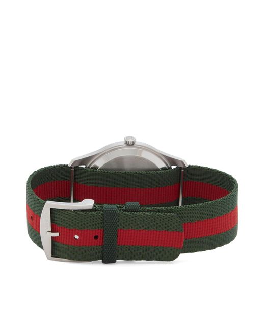 Gucci Metallic G-Timeless 38Mm Web Watch for men