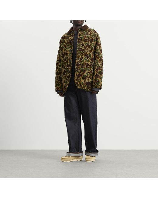 Polo Ralph Lauren Green Quilted Hunting Jacket for men