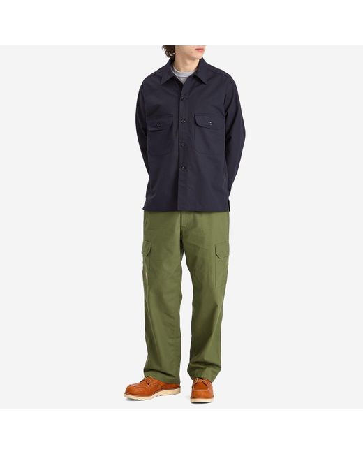 Randy's Garments Blue Overshirt for men