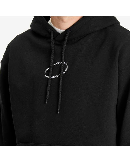Uniform Experiment Black Loop Logo Hoodie for men