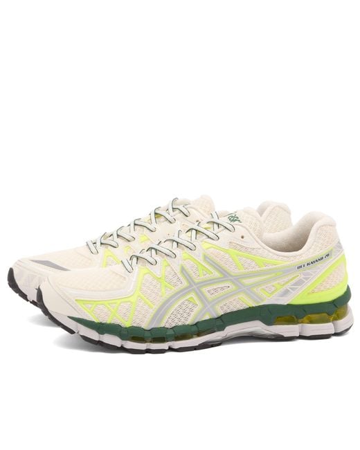 Asics White Gel-Kayano 20 Sneaker