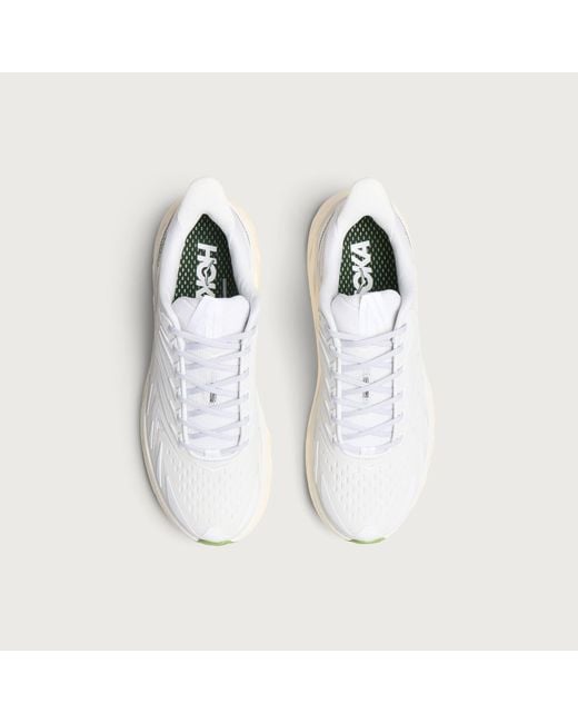 Hoka One One White Clifton Utl Sneaker for men