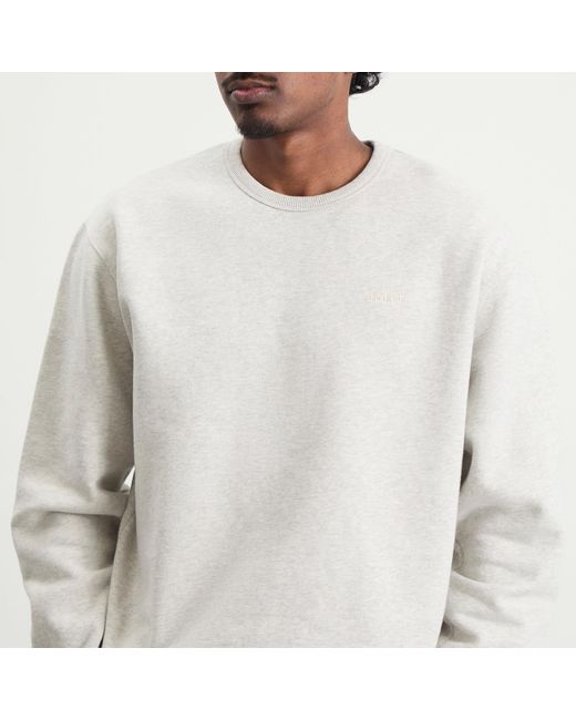 Forét White Noon Crew Neck Sweatshirt for men