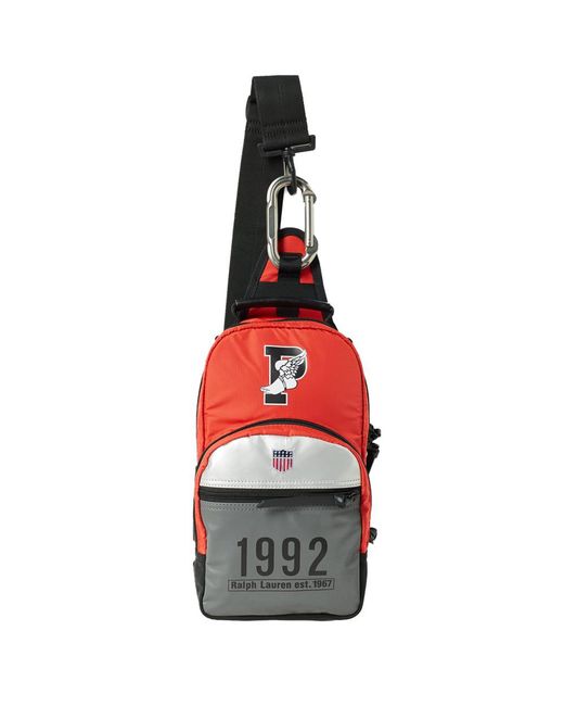 Polo Ralph Lauren Red Stadium Cross-body Bag for men