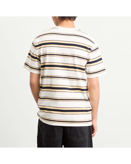 A Bathing Ape Metallic College Stripe Tee for men