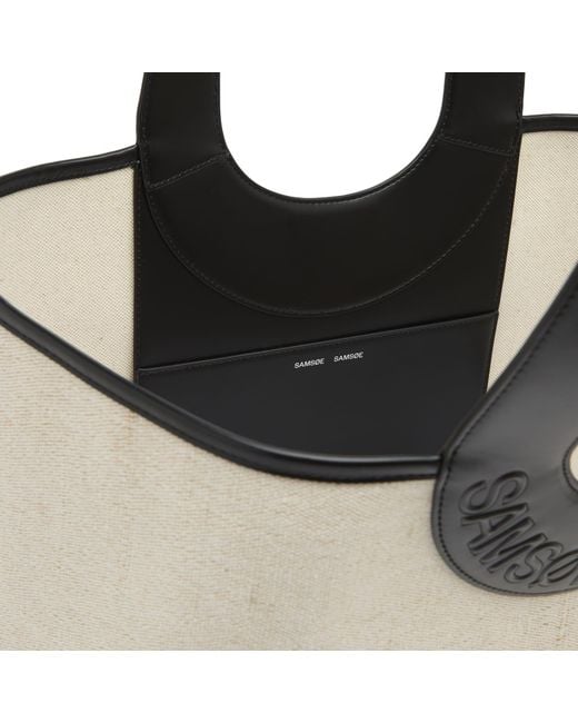 Samsøe & Samsøe Black Saberta Beach Bag
