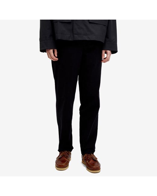 Norse Projects Blue Aros Regular Italian Brushed Twill Trousers for men