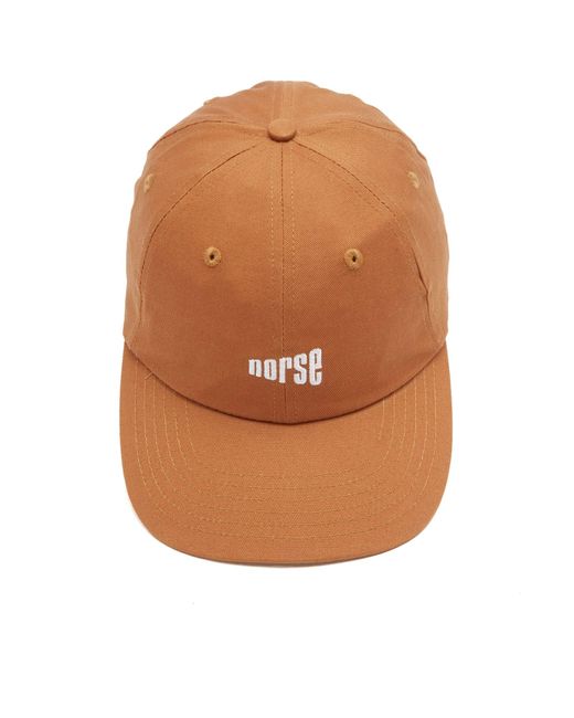 Norse Projects Brown Norse Twill Cap for men