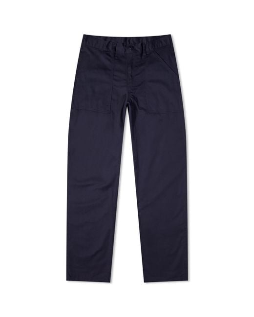 Stan Ray Blue Taper Fit 4 Pocket Fatigue Pants for men