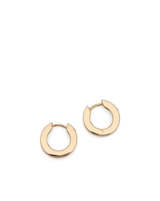 Tom Wood Metallic Beck Hoops Earrings