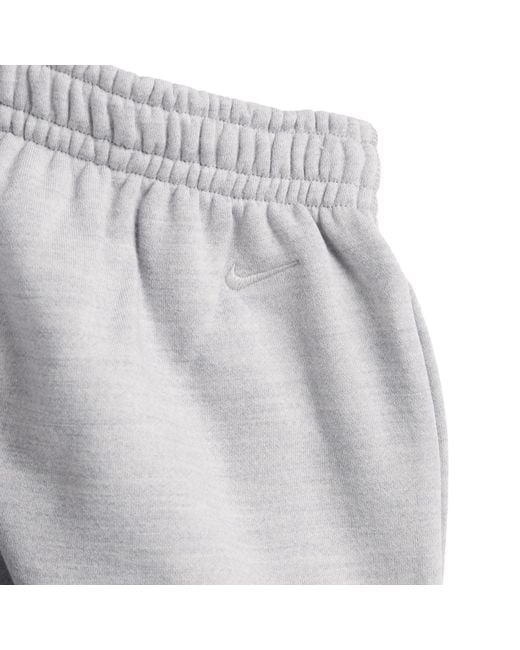 Nike Gray Wool Classics Open Hem Fleece Pant
