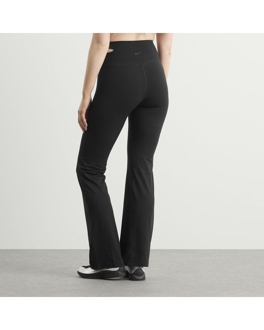 Nike Black Zenvy High Waisted Flared Leggings