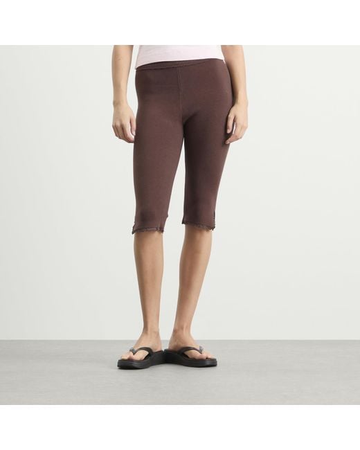 House Of Sunny Brown Classic Capri Pants