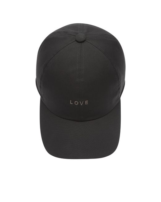 Rick Owens Black Baseball Cap