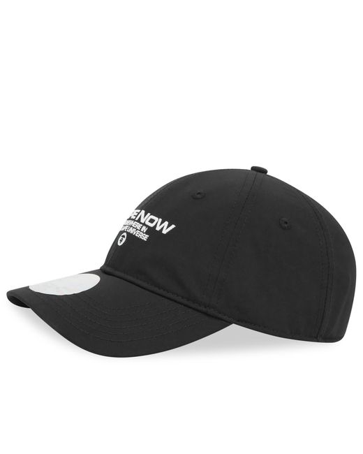 Aape By A Bathing Ape Black Aape Now Text Logo Cap for men