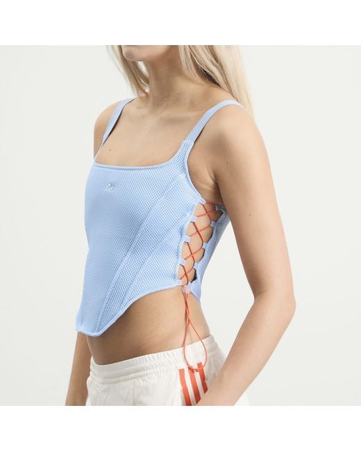 Adidas Blue X Miaou Corset Top