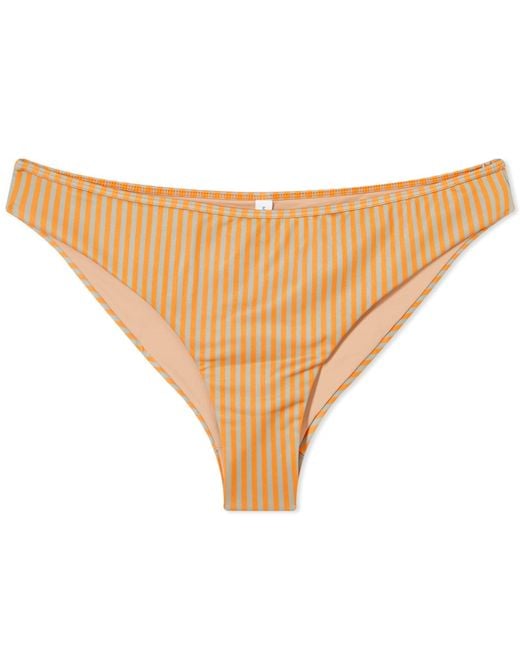 Samsøe & Samsøe Natural Leah Striped Bikini Bottom