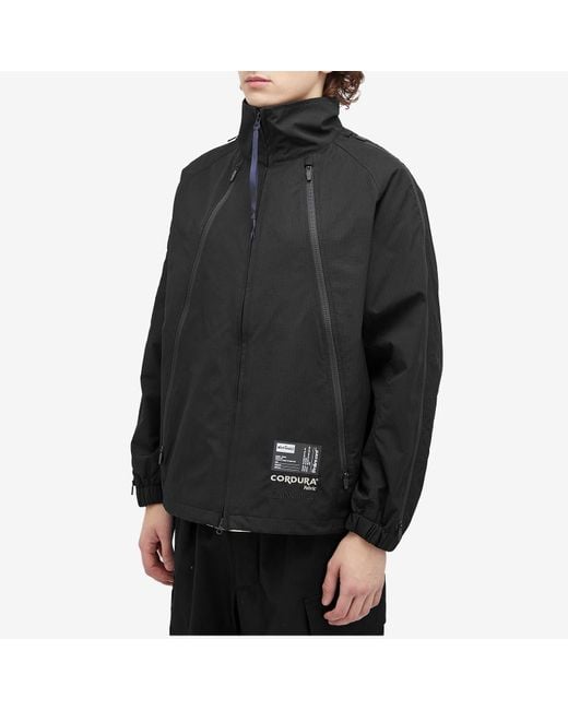 Poliquant X Wild Things Cordura Track Jacket in Black for Poliquant X Wild Things Cordura Track Jacket in Black for