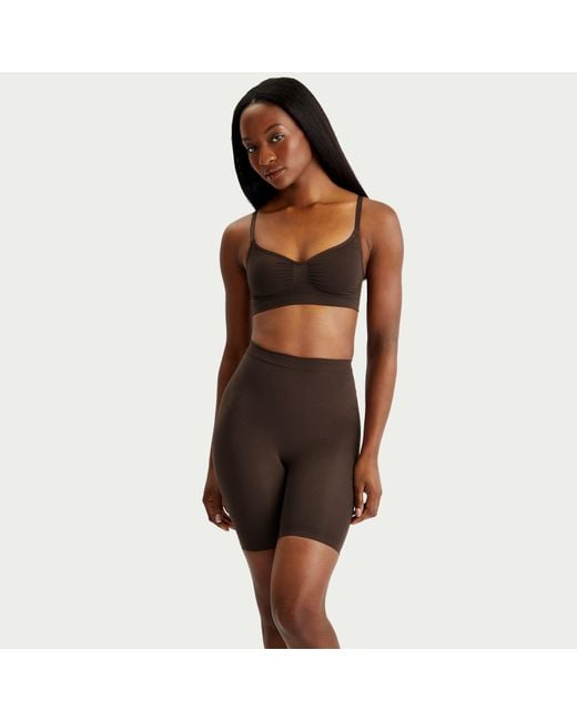 Skims Black Seamless Sculpt Bralette