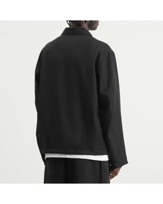 Y-3 Black Technical Shirt Jacket for men