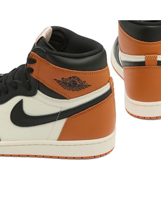 Nike Black 1 Retro Hi Og Rmstd Sneaker for men