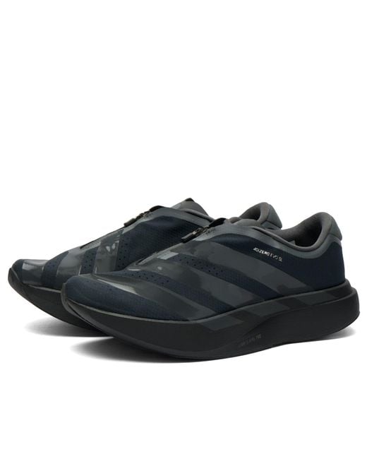 Adidas Black Adizero Evo Sl Zip-Up Sneaker