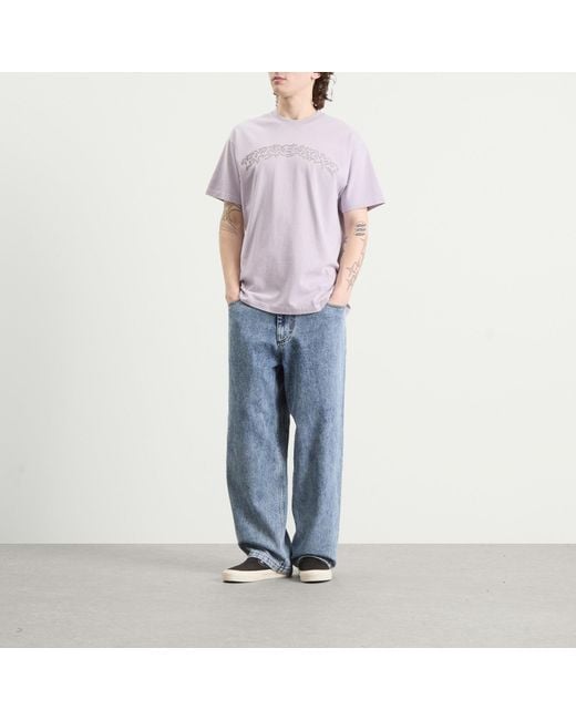 POLAR SKATE Blue Big Boy Loose Tapered Jeans for men