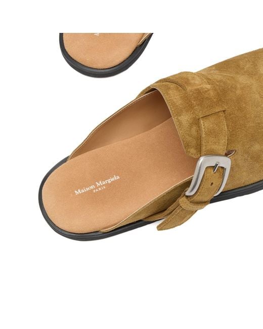 Maison Margiela Brown Tabi Anatomic Mules for men
