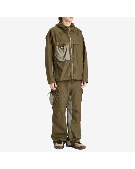 Oakley Green Latitude Flight Windbreaker for men