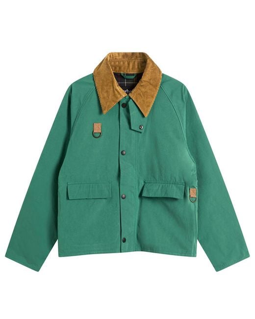 Barbour Green Os Spey Casual Jacket for men