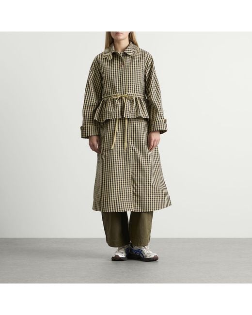 Damson Madder Natural Myrtle Trench Coat