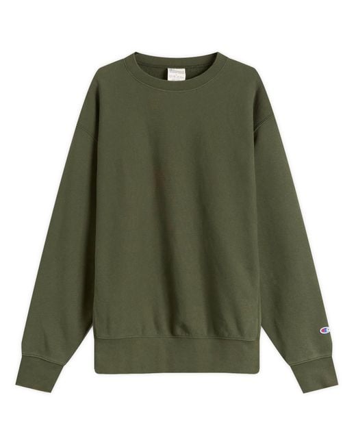 Champion Green Reverse Weave Relaxed Sweatshirt for men