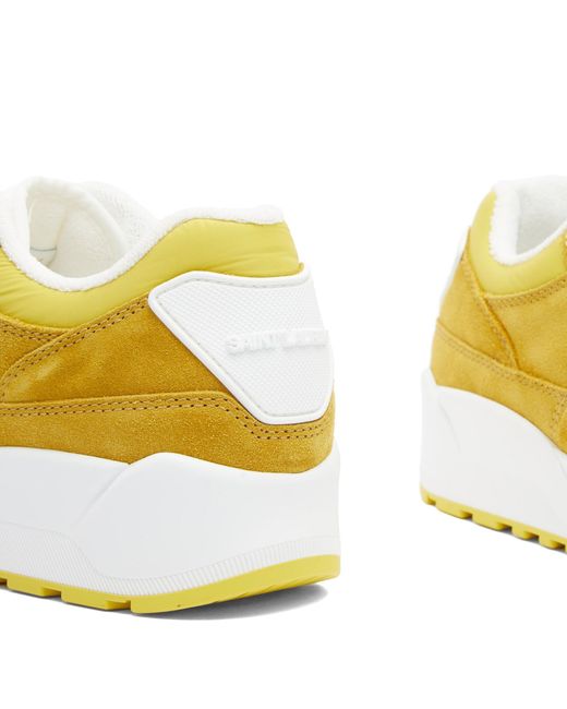 Saint Laurent Yellow Bump Cin 15 Sneakers for men