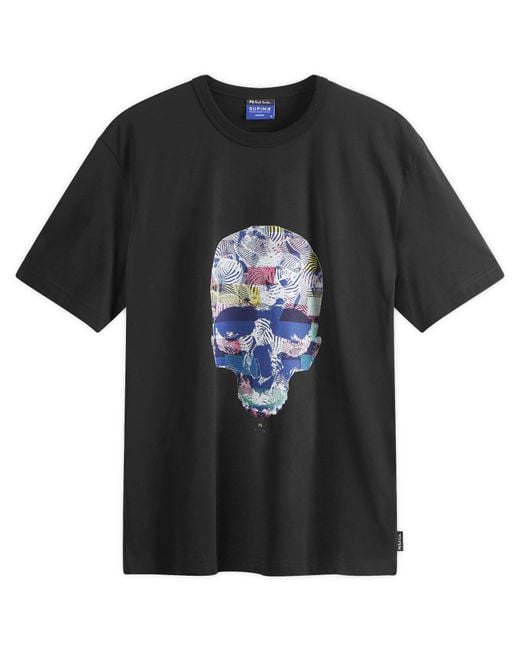 Paul Smith Black Skull T-Shirt for men