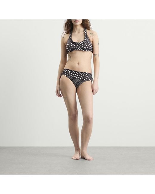 Damson Madder Black Cove Bikini Top