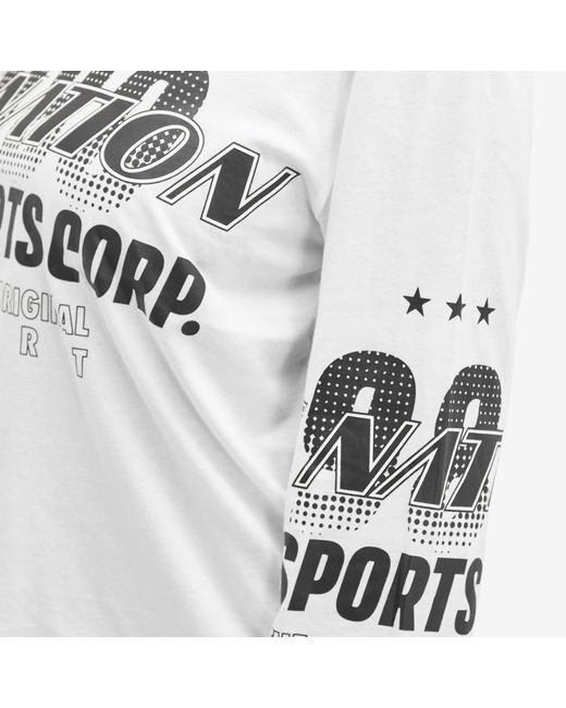 P.E Nation White Long Sleeve Contenders Motocross T-Shirt