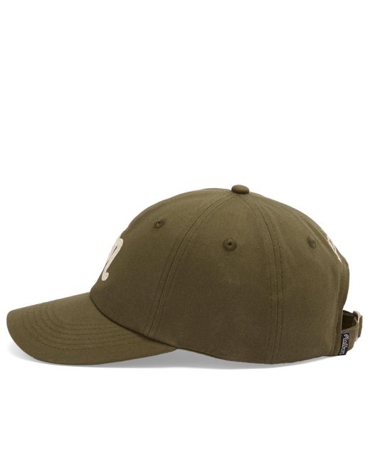 【完売品】malbon Washed Applique Hat olive ◇MALBON GOLF◇Washed Applique Hat◇韓国