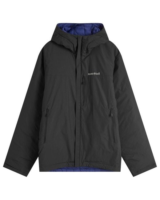 Montbell Black Reversible Colorado Parka for men