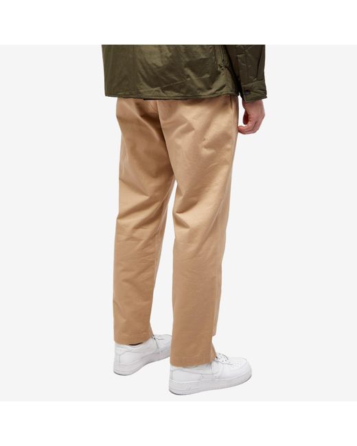 A Bathing Ape Brown Ape Head One Point 2Tuck Chino Pants for men