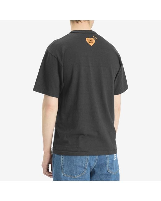 Human Made Black Duck Dry Alls T-Shirt for men
