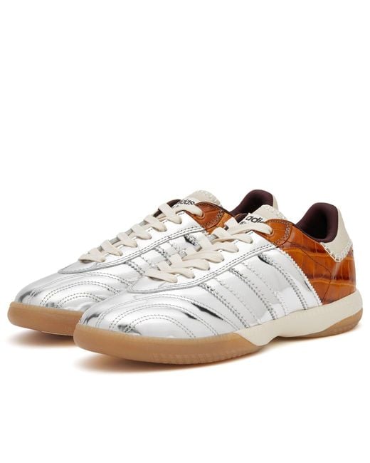 Adidas White X Wales Bonner Mn Samba Metallic Sneaker