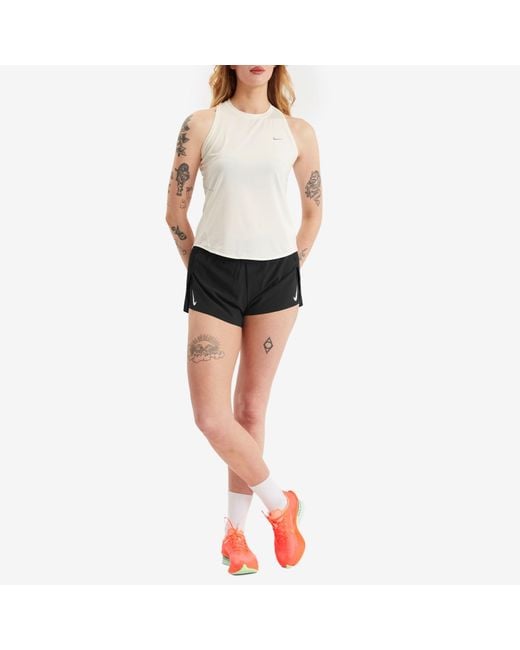 Nike White Swift Dri-Fit Tank Top