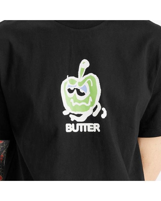Butter Goods Black Smug T-Shirt for men