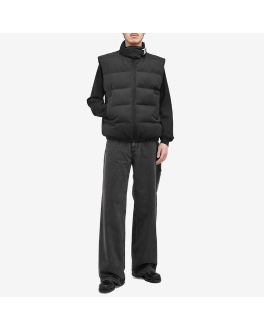 1017 ALYX 9SM Buckle Puffer Vest X in Black for Men | Lyst