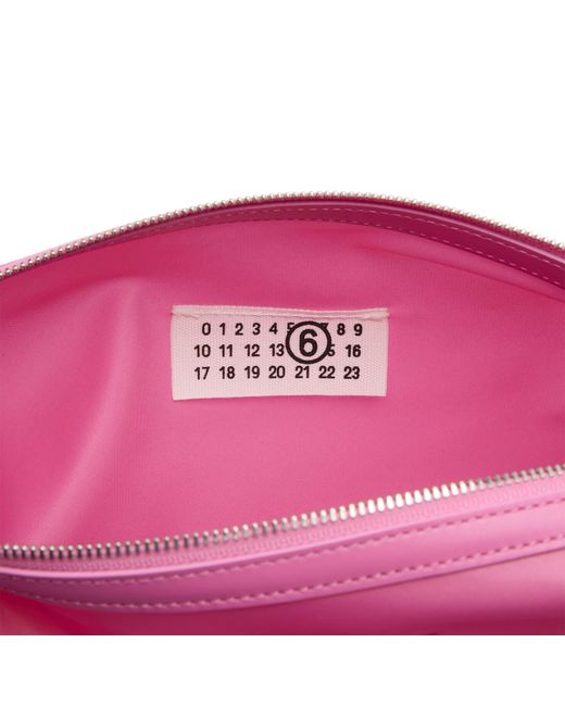 Maison Margiela Pink Mm6 Nylon Crossbody Bag