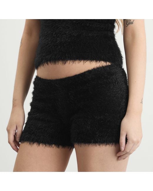 Peachy Den Black The Chloe Micro Shorts