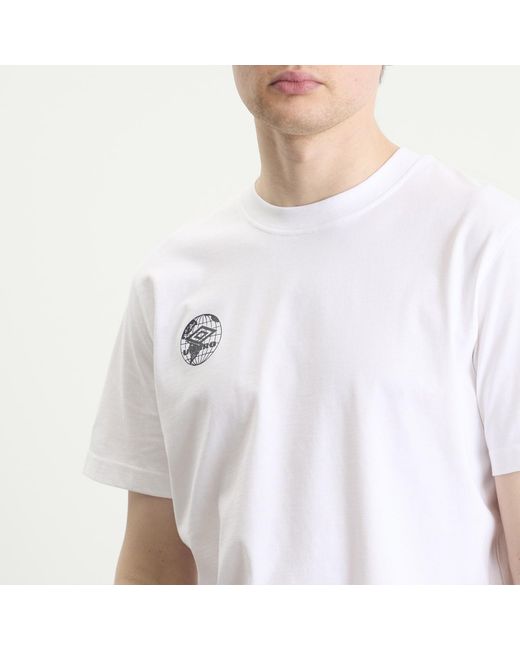 Umbro White Destination Graphic T-Shirt for men