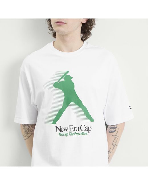 KTZ White Player Graphic T-Shirt for men