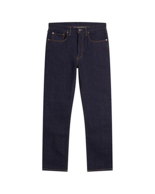Beams Plus Blue 5 Pocket Denim Jeans for men